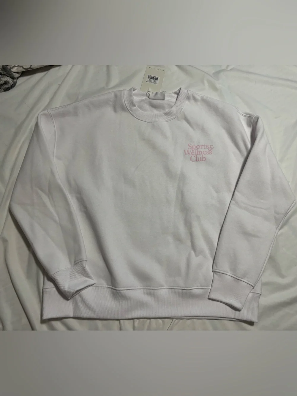 Wilo White Crewneck Sweatshirt